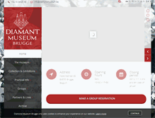 Tablet Screenshot of diamondmuseum.be